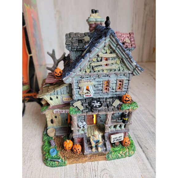 Lemax creepy Neighborhood House Halloween spooky town Village accessory